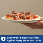 Dixie 8 1/2 Inch Medium-Weight Disposable Paper Plates, Pathways, 300 Count, Bulk Case, 6 Packs/50 Count Per Pack, (Georgia-Pacific #UX9P300) - Image 6