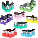Dinosaur Cookie Cutters Set - Stainless Steel Shaped Cookie Candy Food Cutters Molds for DIY, Kitchen, Baking, Kids Dinosaur Theme Birthday Party Supplies Favors (8pack) - Image 9