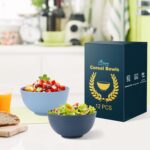 HOTEC 12-PACK BPA Free Unbreakable Plastic Cereal Bowls - Microwave & Dishwasher Safe Soup Salad Camping Bowls, 26OZ, Multicolor - Image 7