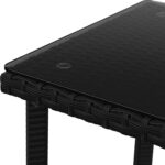 Yaheetech 5 Piece Patio Conversation Set, Outdoor Wicker Bistro Furniture, PE Wicker Outdoor Rattan Chairs Set with Coffee Table for Porch, Poolside, Lawn, Garden, Balcony - Image 10