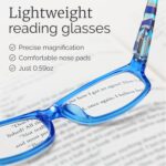 Gaoye 2.5 Reading Glasses for Women, 6 pack Fashion Readers for Women Spring Hinge Eye Glasses, Blue Light Reading Glasses - Image 7