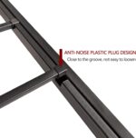 BOFENG Black Queen Size Bed Frames with Wood Headboard,Heavy Duty Platform Bed Frame with Storage No Box Spring Needed,Mattress Foundation,Strong Steel Slats,Noise Free,Brown - Image 7