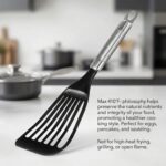 KSENDALO Thin Kitchen Spatula Turner for Egg,Fish, Slotted Flexible Plastic Spatula for Nonstick Cookware, Idea Kitchen Utensil for Egg, Bacon, Fish, Pancakes - Image 4