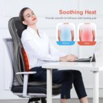 COMFIER Shiatsu Neck Back Massager with Heat, 2D ro 3D Kneading Massage Chair Pad, Adjustable Neck Massage,Seat Massager for Full Body Relaxation, Christmas Gifts for Dad Mom Women Men,Dark Gray - Image 5
