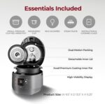 CUCKOO Twin Pressure Rice Cooker 6-Cup Uncooked / 12-Cup Cooked with Nonstick Inner Pot, Versatile Rice Maker & Warmer with 16 Menu Options, Open Cooking Mode, Voice Guide, Gray (CRP-ST0609FG) - Image 3