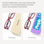 Gaoye 2.5 Reading Glasses for Women, 6 pack Fashion Readers for Women Spring Hinge Eye Glasses, Blue Light Reading Glasses - Image 4