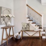 Wnutrees 43" Farmhouse Wood Bench, Narrow Bench, Long Bench Seat for Entryway, Living Room, Dining Room, Solid Wood, Natural - Image 6