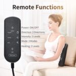 Boriwat Back Massager with Heat, 3D Kneading Massage Pillow for Back, Neck, Shoulder, Leg Pain Relief Deep Tissue, Gifts for Women Men Mom Dad - Image 6