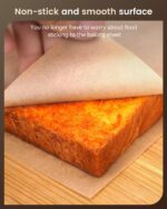Parchment Paper Sheets, 9x13 In Non-Stick Precut Baking Parchment for Baking, Grilling, Air Fryer, Steaming, and More (Unbleached) - Quarter Sheet Size, Perfect for Bread, Cakes, Cookies, 100PCS - Image 5