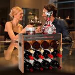 KLM 2-Tier Wine Rack, can Hold 8 Bottles.Suitable for Home Kitchens, Restaurants, Food Pantries, cabinets, and Bars. - Image 8