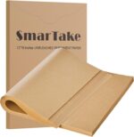 SMARTAKE 200 Pcs Parchment Paper Baking Sheets, 12x16 Inches Non-Stick Precut Baking Parchment, for Baking Grilling Steaming Bread Cup Cake Cookie and More (Unbleached) - Image 2