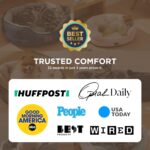 Bedsure Dog Beds for Small Dogs - Round Cat Beds for Indoor Cats, Washable Pet Bed for Puppy and Kitten with Slip-Resistant Bottom, 20 Inches, Camel - Image 8