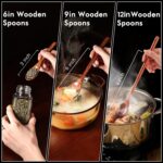 6in Wooden Spoons, 6pcs Soup Spoons Set, Small Wooden Utensils for Coffee, Tea, Jam, Sugar, Ice Cream and Bath Salts (6pcs 6in) - Image 5