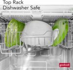 GoodCook Deluxe Salad Spinner - 5 Qt. Capacity, Easy Turn Knob, Built-In Pour Spout, Multi-Use Basket, Durable and Dishwasher Safe, Large Salad Spinner, Kitchen Essentials - Image 9