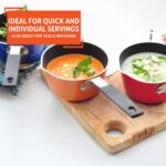 IMUSA USA Nonstick Multi Mini Sauce Pan with Silicone Handle Varies, You May Receive Red, Orange, Blue Color (Pack of 1) - Image 7