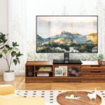 Rfiver Universal Table Top TV Stand TV Base Replacement for Most 27-60 Inch LCD LED Flat Curved Screen TVs Holds up to 88lbs, Height Adjustable TV Mount Stand with Tempered Glass Base, VESA 400x400mm - Image 8