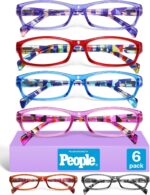 Gaoye 2.5 Reading Glasses for Women, 6 pack Fashion Readers for Women Spring Hinge Eye Glasses, Blue Light Reading Glasses - Image 2