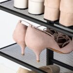 HOOBRO Shoe Rack for Entryway, 5-Tier Shoe Organizer with Adjustable Mesh Shelves, 16-20 Pairs of Shoes, Spacious Floor Mount, Metal, Industrial, Shoe Shelf for Closet, Rustic Brown BF12XJ01 - Image 7