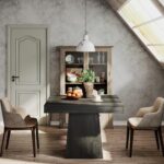 Tribesigns Square Dining Table for 4, 31.5-Inch Small Kitchen Table with Sturdy Pedestal Base, Farmhouse Dinner Table for Dining Room, Living Room, Kitchen (Gray) - Image 5