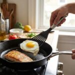 KSENDALO Thin Kitchen Spatula Turner for Egg,Fish, Slotted Flexible Plastic Spatula for Nonstick Cookware, Idea Kitchen Utensil for Egg, Bacon, Fish, Pancakes - Image 8