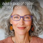 Gaoye 2.5 Reading Glasses for Women, 6 pack Fashion Readers for Women Spring Hinge Eye Glasses, Blue Light Reading Glasses - Image 5