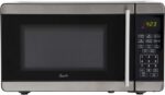 Avanti Microwave Oven 700-Watts Compact with 6 Pre Cooking Settings, Speed Defrost, Electronic Control Panel and Glass Turntable, 0.7-Cu.Ft., Metallic - Image 4