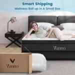 Vantto Full Size Mattress, 12 Inch Memory Foam Hybrid Mattress in a Box with Pocket Springs for Motion Isolation Pressure Relief, 100 Nights Trial, CertiPUR-US - Image 8