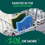 Scotch-Brite Heavy Duty Scrub Sponge, 12 Kitchen Sponges, Designed for Tough Messes in the Kitchen, Lasts 3X Longer*, Best for Cast Iron Skillets, Outdoor Grills, Flexible, Durable & Strong - Image 9