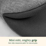 Cuisinart Mini Oven Mitts – 5.5” x 7” Heat-Resistant Kitchen Mitts for Oven with Non-Slip Neoprene Palm, Cotton Filling, and Fabric Loop – Durable Oven Mitt Set for Cooking & Baking (Chambray) - Image 5