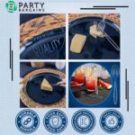 Party Bargains Disposable Cutlery set, SAPPHIRE Design, Clear Color, 360 Pieces: 180 Forks, 120 Spoons, 60 Knives - Image 5