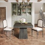 Tribesigns Square Dining Table for 4, 31.5-Inch Small Kitchen Table with Sturdy Pedestal Base, Farmhouse Dinner Table for Dining Room, Living Room, Kitchen (Gray) - Image 10