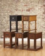 Signature Design by Ashley Breegin New Traditional Wooden Chair Side End Table with 1 Drawer and 1 Fixed Shelf, Brown - Image 14