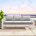 Solaste Outdoor Couch Aluminum Patio Furniture Sofa, 3-Seat All-Weather Metal Outdoor Patio Furniture with Cushions,Light Grey - Image 7