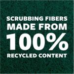 Scotch-Brite Heavy Duty Scrub Sponge, 12 Kitchen Sponges, Designed for Tough Messes in the Kitchen, Lasts 3X Longer*, Best for Cast Iron Skillets, Outdoor Grills, Flexible, Durable & Strong - Image 11