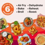 Instant Pot 6QT VORTEX Plus Air Fryer, 6-in-1, Air Fry, Broil, Dehydrate, Crisp, Roast, Reheat, Bake, Dishwasher-Safe Airfryer basket, from the Makers of Instant Pot, Stainless Steel - Image 3