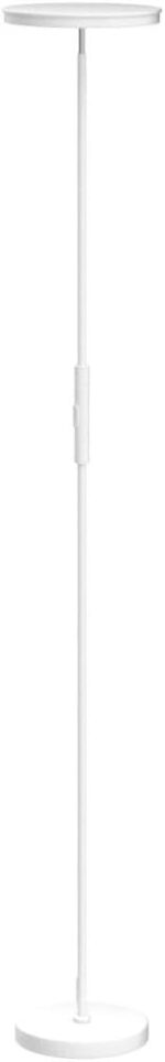 JOOFO Floor Lamp,30W/2400LM Sky LED Modern Torchiere 3 Color Temperatures Super Bright -Tall Standing Pole Light with Remote & Touch Control for Living Room,Bed Room,Office (Pearl White) - Image 5