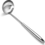 Stainless Steel Soup Ladle – Extra-Deep Large-Capacity Ladle with Long Hollow Handle, Dishwasher Safe, Easy to Clean – Ideal for Soup, Stew, Broth & Sauce - Image 2