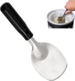 Heavy Duty Ice Cream Spade Scoop with Non-Slip Handle - Stainless Steel Ice Cream Spoon Paddle Perfect for Scooping and Serving Hard Frozen Treats - Image 2