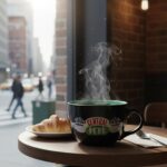 Silver Buffalo FRIENDS Central Perk Black Ceramic Mug Oversized for Coffee, Soup, 24 Ounces - Image 10