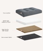 Ottoman Storage Ottoman Foot Rest Stool Foldable Bench with Storage Student Dormitory Bedroom and Entryway 16 X 12 X 12 - Image 5