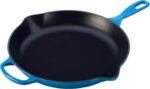 Le Creuset Enameled Cast Iron Signature Iron Handle Skillet, 11.75", Marseille - Image 2