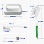 Holikme 6Pack Kitchen Cleaning Brush, Green - Image 7