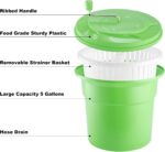 Wutfly 5 Gallon Large Commercial Manual Salad Spinner/Dryer - Image 4