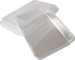 Nordic Ware Natural Aluminum Commercial Cake Pan with Lid, Rectangle Pan with Lid Silver, 9 x 13 - Image 2