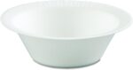 Dart 5BWWC 5-6 oz White Unlaminated Foam Bowl (Case of 1000) - Image 2
