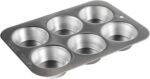 Nordic Ware Naturals Compact Muffin Pan - Natural Uncoated Aluminum, Toaster Oven and Broiler Safe - Image 2