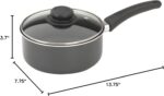 GoodCook Everyday Nonstick Sauce Pan w/Lid, 2 Quart, Black - Image 8
