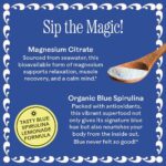 Wooden Spoon Herbs Magic Magnesium Citrate Powder Drink Mix (Blue Lemonade) | 200mg Sea-Sourced Magnesium | Relaxation, Hydration & Digestive Support | Easy Mix Magnesium Supplement Powder | 3.7oz - Image 6