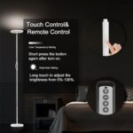JOOFO Floor Lamp,30W/2400LM Sky LED Modern Torchiere 3 Color Temperatures Super Bright -Tall Standing Pole Light with Remote & Touch Control for Living Room,Bed Room,Office (Pearl White) - Image 7