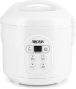 Aroma Housewares 8-Cup (Cooked) (4-Cup UNCOOKED) Digital Rice Cooker and Food Steamer (ARC-914D),White - Image 2